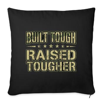 Stolze Army Mama Built Tough Camo - Sofakissenbezug 45 x 45 cm - Schwarz - Vorne