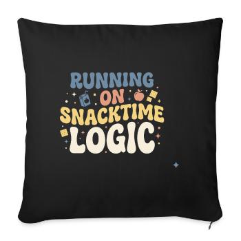 Head of the daycare center, head of the preschool - Sofa pillowcase 17,3'' x 17,3'' (45 x 45 cm) - black - Front