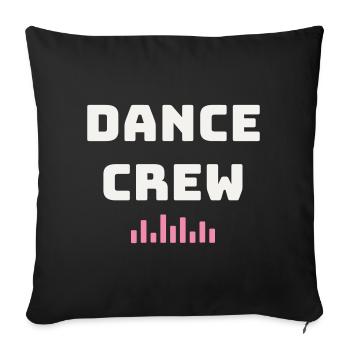 Dance Crew Dance Team Hip Hop Group Street Dance - Sofa pillowcase 17,3'' x 17,3'' (45 x 45 cm) - black - Front