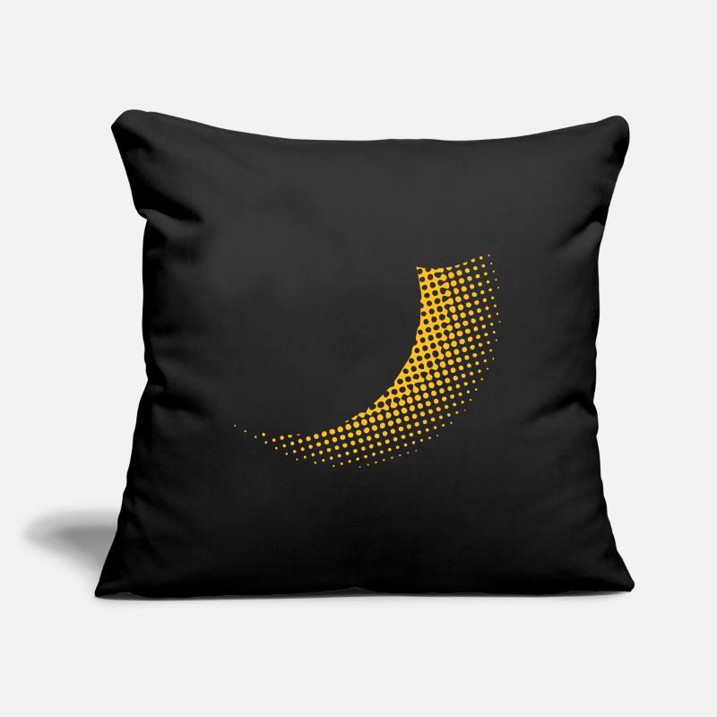 Dotted Half Semicircle Vector Graphic Sofa pillowcase 17,3'' x 17,3'' (45 x 45 cm)