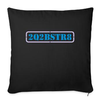 too cute to be straight (1-2c) - Sofakissenbezug 45 x 45 cm - Schwarz - Vorne
