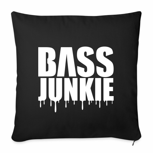 Bassjunkie Bass Junkie Music Musik Festivals DJ - Sofakissenbezug 45 x 45 cm