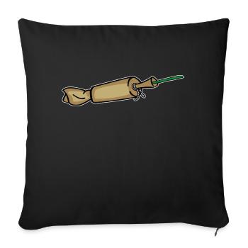 Spanish Cracker Pétards - Housse de coussin décorative 45 x 45 cm - noir - Devant
