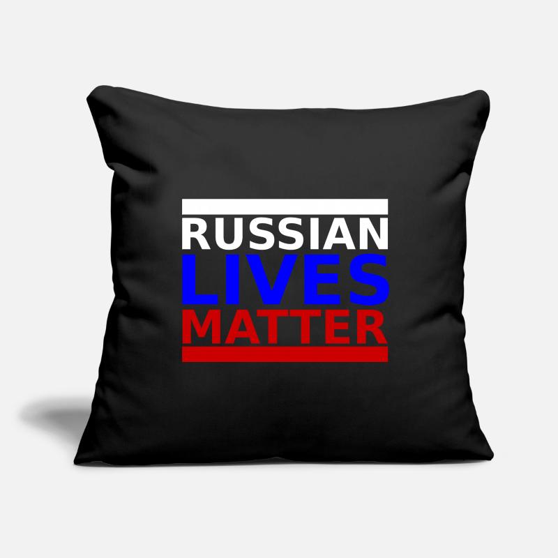 Russian Lives Matter - Russie Russie Russie Housse de coussin décorative 45 x 45 cm
