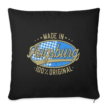 Augsburg Augsburger Original - Sofakissenbezug 45 x 45 cm - Schwarz - Vorne