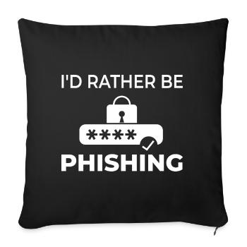 Passwort Hacker Sicherheit Computer Hacking - Sofakissenbezug 45 x 45 cm - Schwarz - Vorne