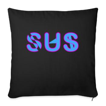 Sus - Jugendwort - Sofakissenbezug 45 x 45 cm - Schwarz - Vorne