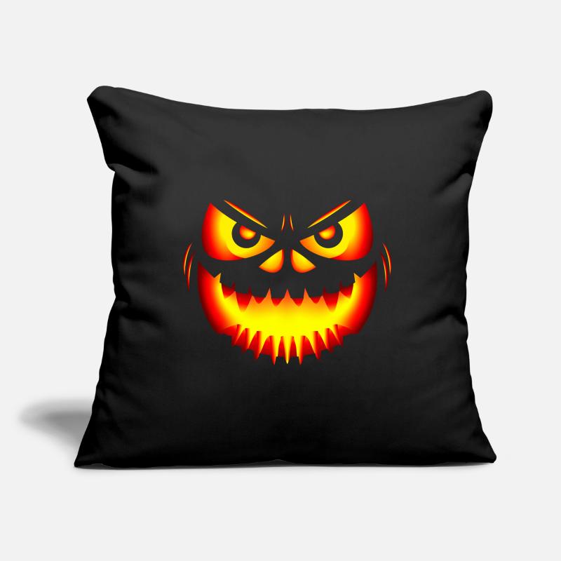 Pumpkin grimace Sofa pillowcase 17,3'' x 17,3'' (45 x 45 cm)