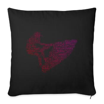 Jet Ski Women Men Jet Ski Riding Water Sports - Sofa pillowcase 17,3'' x 17,3'' (45 x 45 cm) - black - Front
