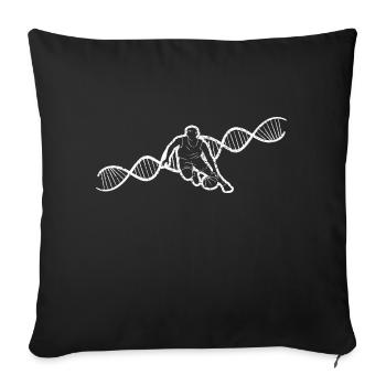 Club de basket-ball Amateurs de basket-ball Joueurs de basket-ball - Housse de coussin décorative 45 x 45 cm - noir - Devant