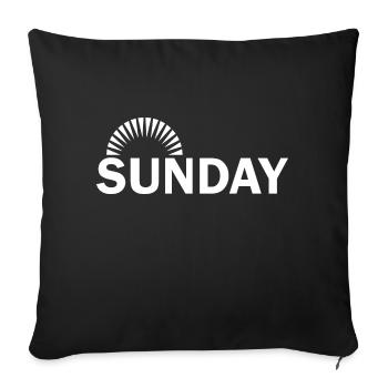 Biking Running Marathon Triathlon Bike - Sofa pillowcase 17,3'' x 17,3'' (45 x 45 cm) - black - Front