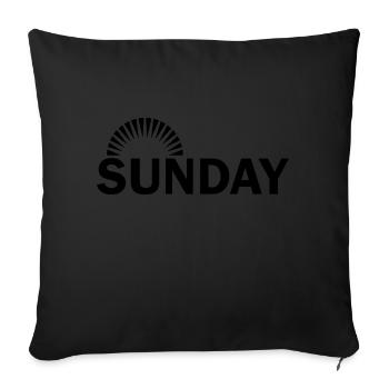 Marathon Triathlon Running Jogging Biking Cycling - Sofa pillowcase 17,3'' x 17,3'' (45 x 45 cm) - black - Front