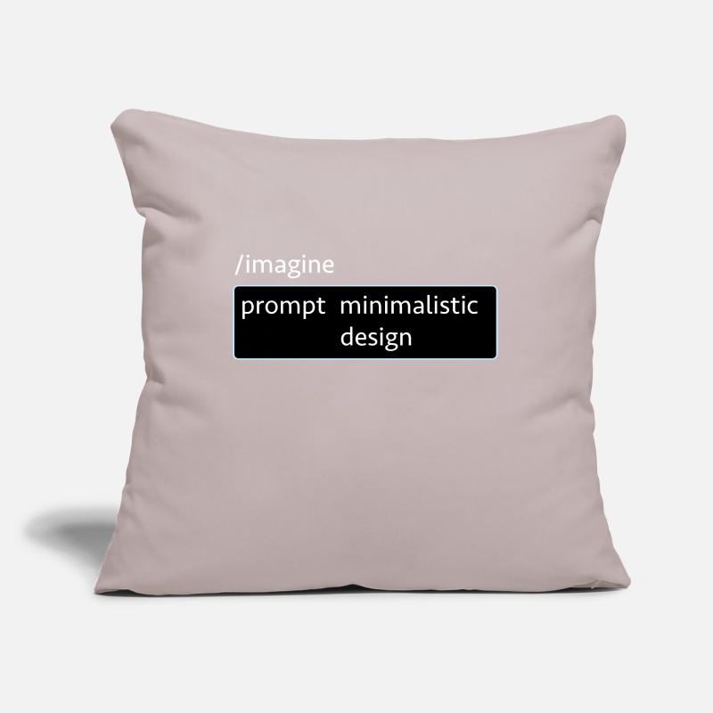 Conception d’image AI-Prompt Dire informatique AI Computer Housse de coussin décorative 45 x 45 cm