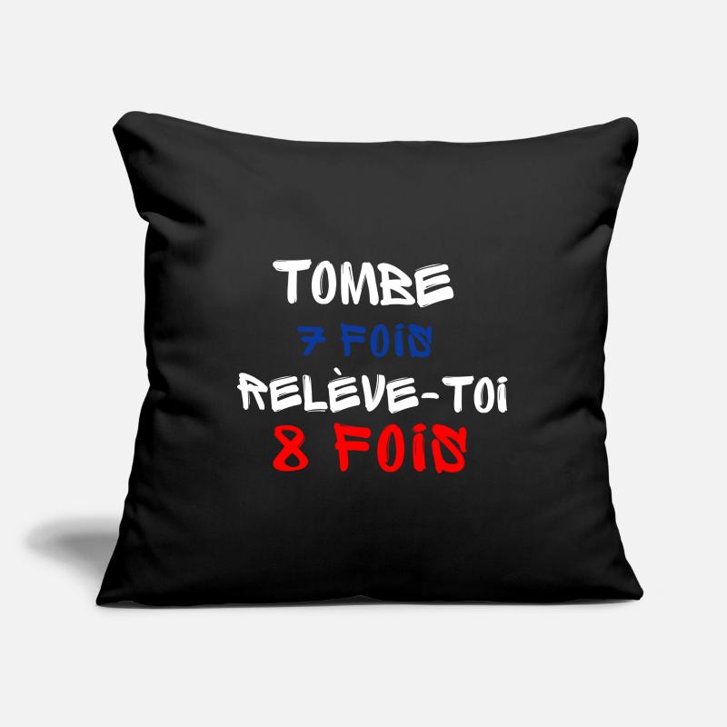 Témoignage d'Optimisme et de Résilience Housse de coussin décorative 45 x 45 cm