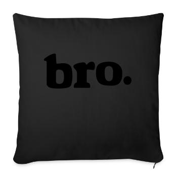 bridge - Sofa pillowcase 17,3'' x 17,3'' (45 x 45 cm) - black - Front