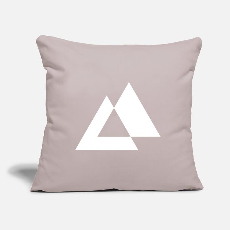 Conception des triangles géométriques Housse de coussin décorative 45 x 45 cm