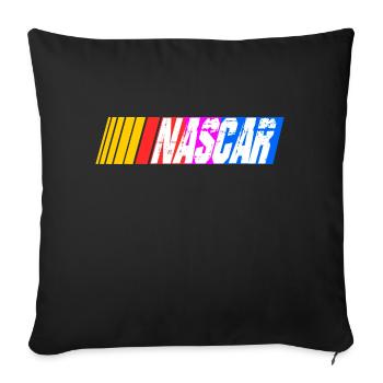 Nascar - Sofakissenbezug 45 x 45 cm - Schwarz - Vorne
