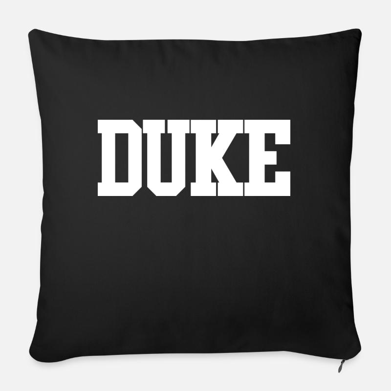 Duke Sweat-shirt - Housse de coussin décorative 45 x 45 cm - noir