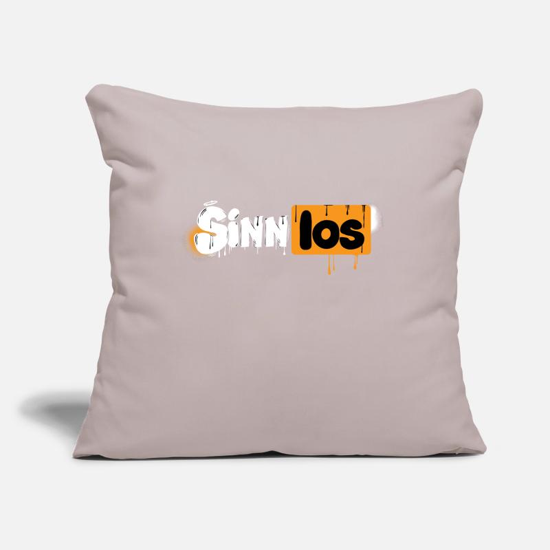 Sinnlos Statement Lettering Sofakissenbezug 45 x 45 cm