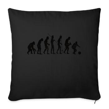 Bowling Cadeau Bowling Ball Bowler Bowler Bowling Bowling - Housse de coussin décorative 45 x 45 cm - noir - Devant