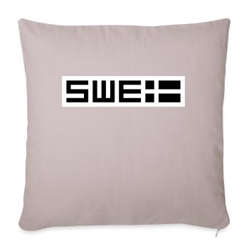 Tactique suédoise - Housse de coussin décorative 45 x 45 cm - taupe clair - Devant