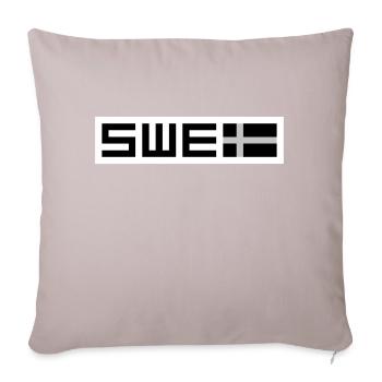 Tactique suédoise - Housse de coussin décorative 45 x 45 cm - taupe clair - Devant