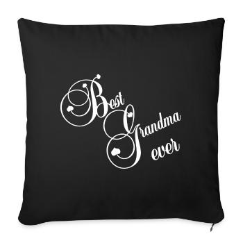 Meilleure grand-mère du monde - Housse de coussin décorative 45 x 45 cm - noir - Devant