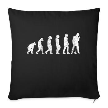 Chanteur Groupe Chant Hobby Chanteur Chanteur Musiciens Chanteurs - Housse de coussin décorative 45 x 45 cm - noir - Devant