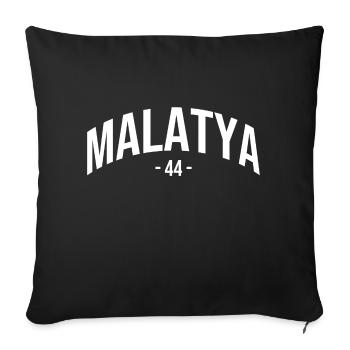 Malatya 44 Türkei Turkiye Geschenk Urlaub TR Türk - Sofakissenbezug 45 x 45 cm - Schwarz - Vorne