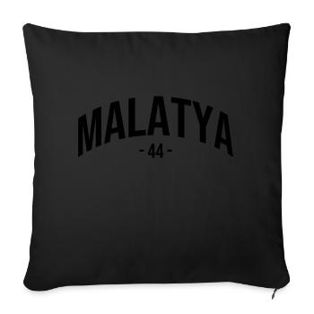 Malatya 44 Turkey Turkiye Gift Holiday TR Türk - Sofa pillowcase 17,3'' x 17,3'' (45 x 45 cm) - black - Front