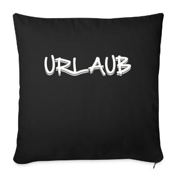 VACANCES - Housse de coussin décorative 45 x 45 cm - noir - Devant