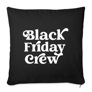 Black Friday Besatzung - Sofakissenbezug 45 x 45 cm - Schwarz - Vorne