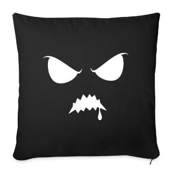 Spooky Halloween Silhouette Shadow Sinister - Sofa pillowcase 17,3'' x 17,3'' (45 x 45 cm) - black - Front