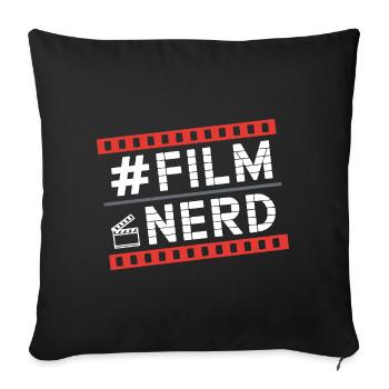 #FILM NERD Kino Fan Filmklappe Cineaste - Sofa pillowcase 17,3'' x 17,3'' (45 x 45 cm) - black - Front