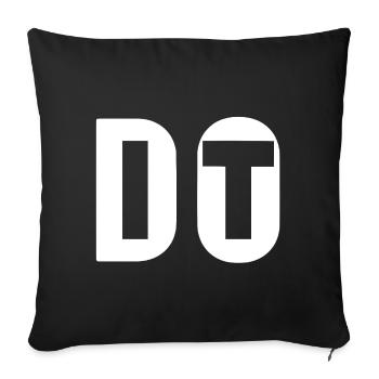 Do It Dont Quit - Sofakissenbezug 45 x 45 cm - Schwarz - Vorne