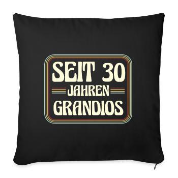30 ans Anniversaire 30 - Housse de coussin décorative 45 x 45 cm - noir - Devant