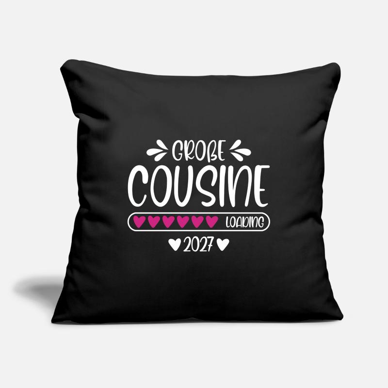 Big Cousin 2027 loading heart loading bar Sofa pillowcase 17,3'' x 17,3'' (45 x 45 cm)