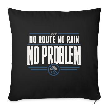 Retired Postman Retired Postman - Sofa pillowcase 17,3'' x 17,3'' (45 x 45 cm) - black - Front
