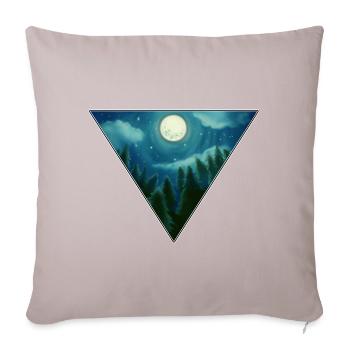 Vollmond - Sofakissenbezug 45 x 45 cm - helles Taupe - Vorne