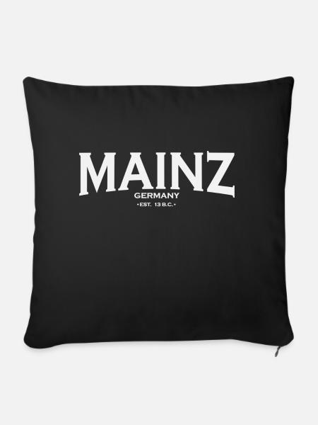 Mainz - Sofakissenbezug 45 x 45 cm - Schwarz
