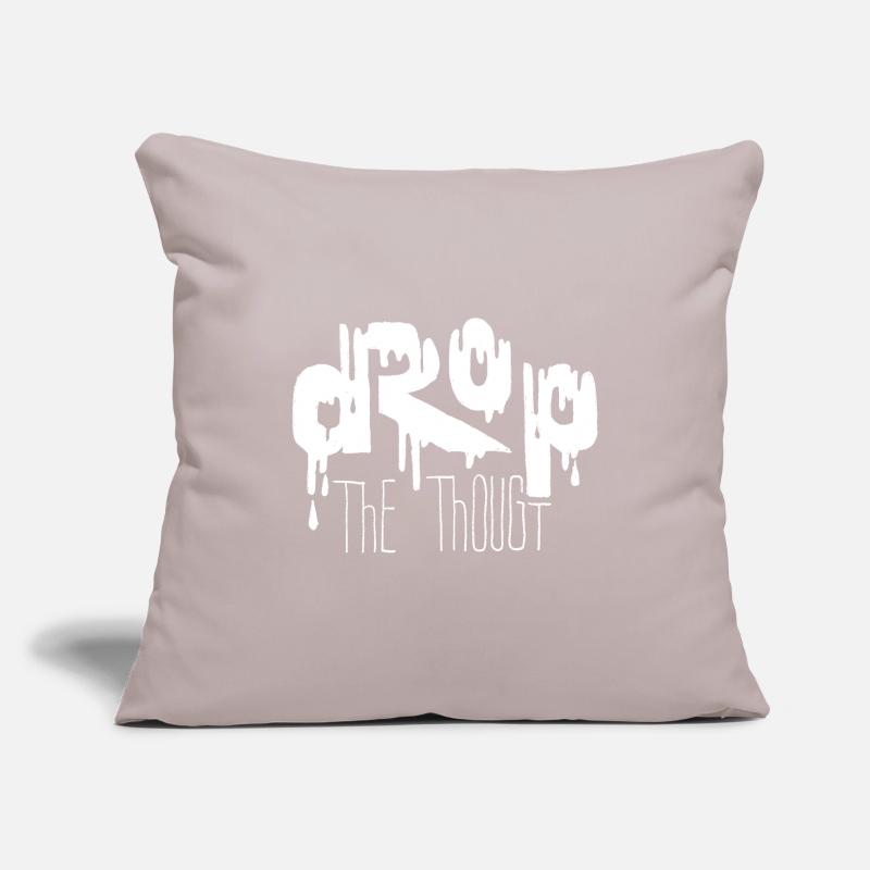 Pensées profondes – Conception créative pour les penseurs Housse de coussin décorative 45 x 45 cm
