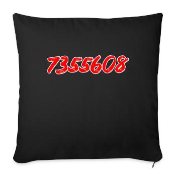 7355608 - Bombe entschärfen Code - Sofakissenbezug 45 x 45 cm - Schwarz - Vorne