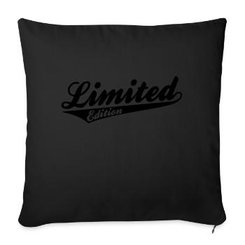 Limited Edition - Housse de coussin décorative 45 x 45 cm - noir - Devant