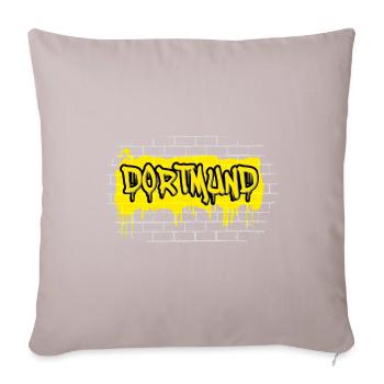 Dortmund - Sofakissenbezug 45 x 45 cm - helles Taupe - Vorne