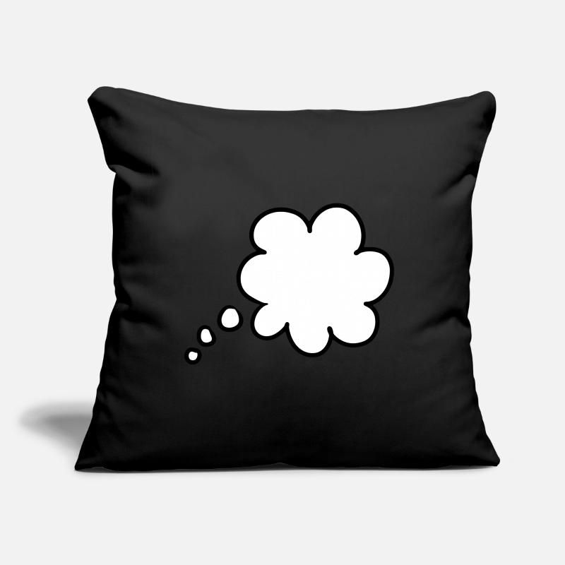 Bulle de pensée bulle de pensée thought bubble Housse de coussin décorative 45 x 45 cm