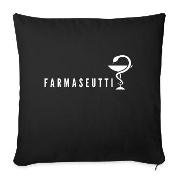 pharmacist - Sofa pillowcase 17,3'' x 17,3'' (45 x 45 cm) - black - Front