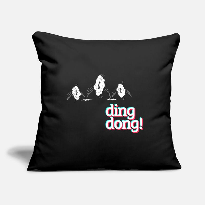 ... dingdong Meme Imprimer Housse de coussin décorative 45 x 45 cm