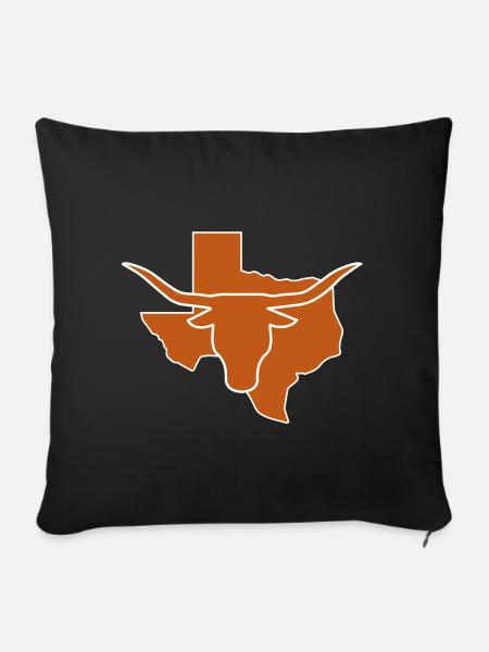 Texas - Sofakissenbezug 45 x 45 cm - Schwarz