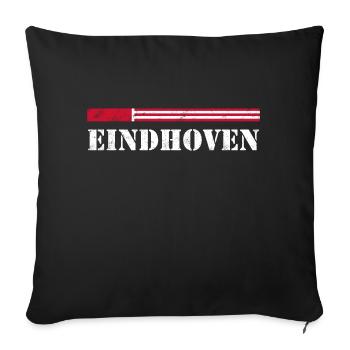 Eindhoven - Sofa pillowcase 17,3'' x 17,3'' (45 x 45 cm) - black - Front