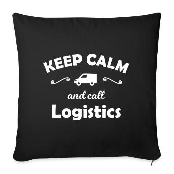 Les gens du transport - Housse de coussin décorative 45 x 45 cm - noir - Devant